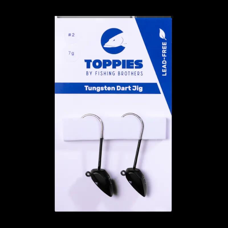 Tête plombée - Toppies - Tungsten Dart Jig Head (10g, #1) 3/5