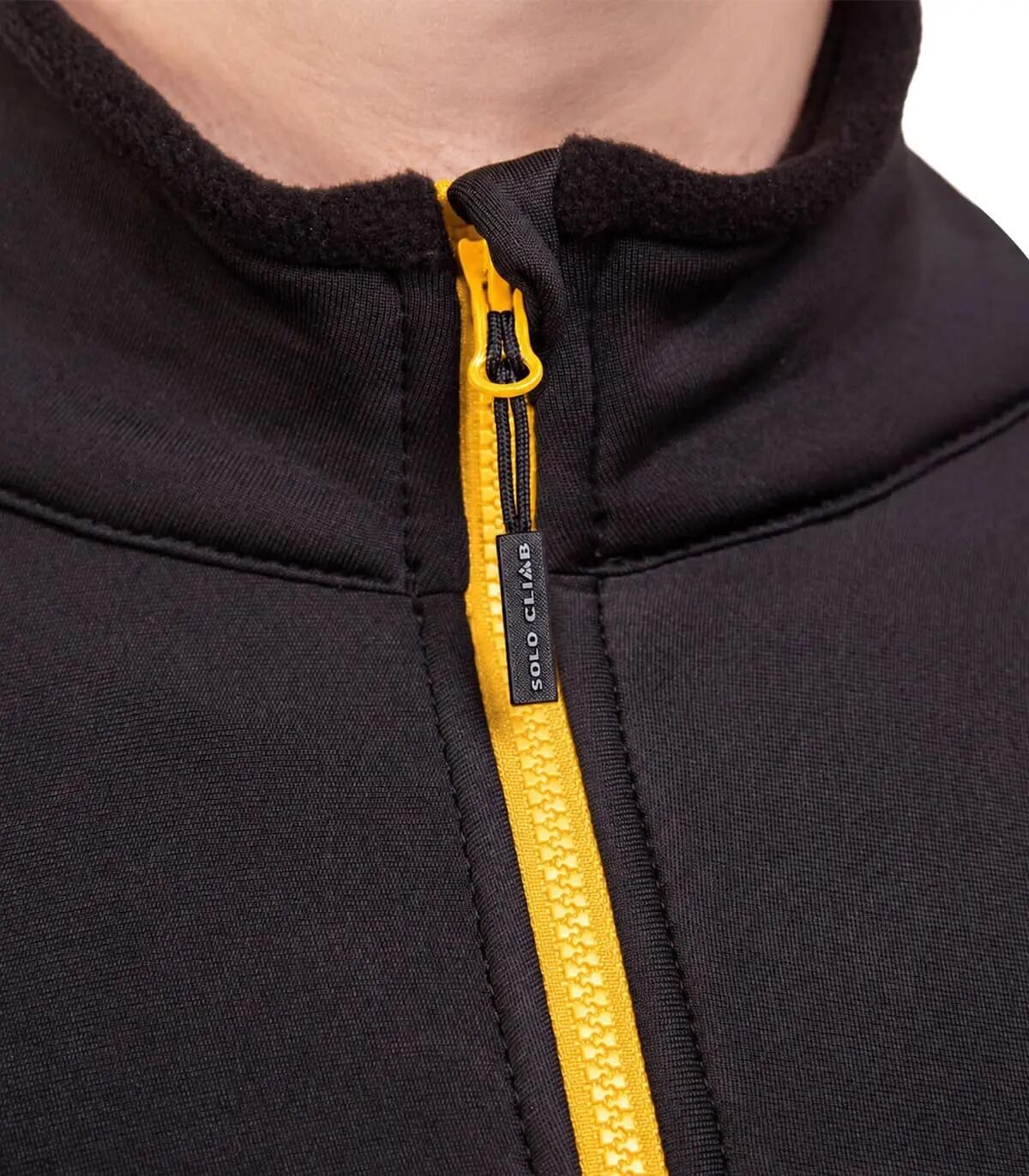 Casaco Polar Power Hot Alpinismo Homem Elástico Transpirável Preto 5/5