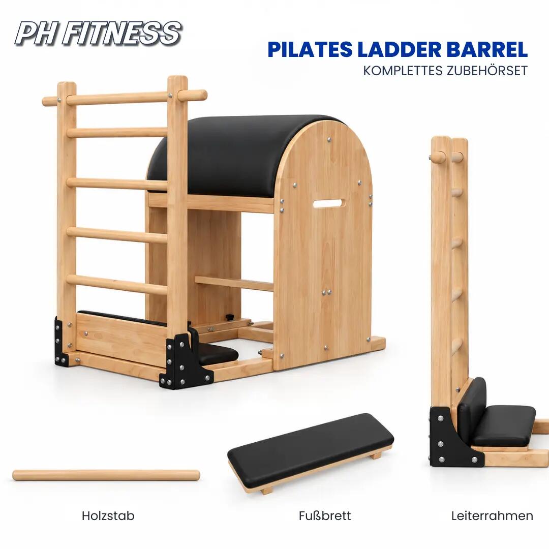 Ladder Barrel Pilates professionale in legno 150 kg | PH Fitness 3/8