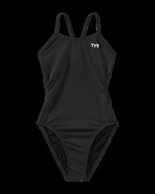 Tyr durafast elite® cutoutfit solid badpak voor meisjes