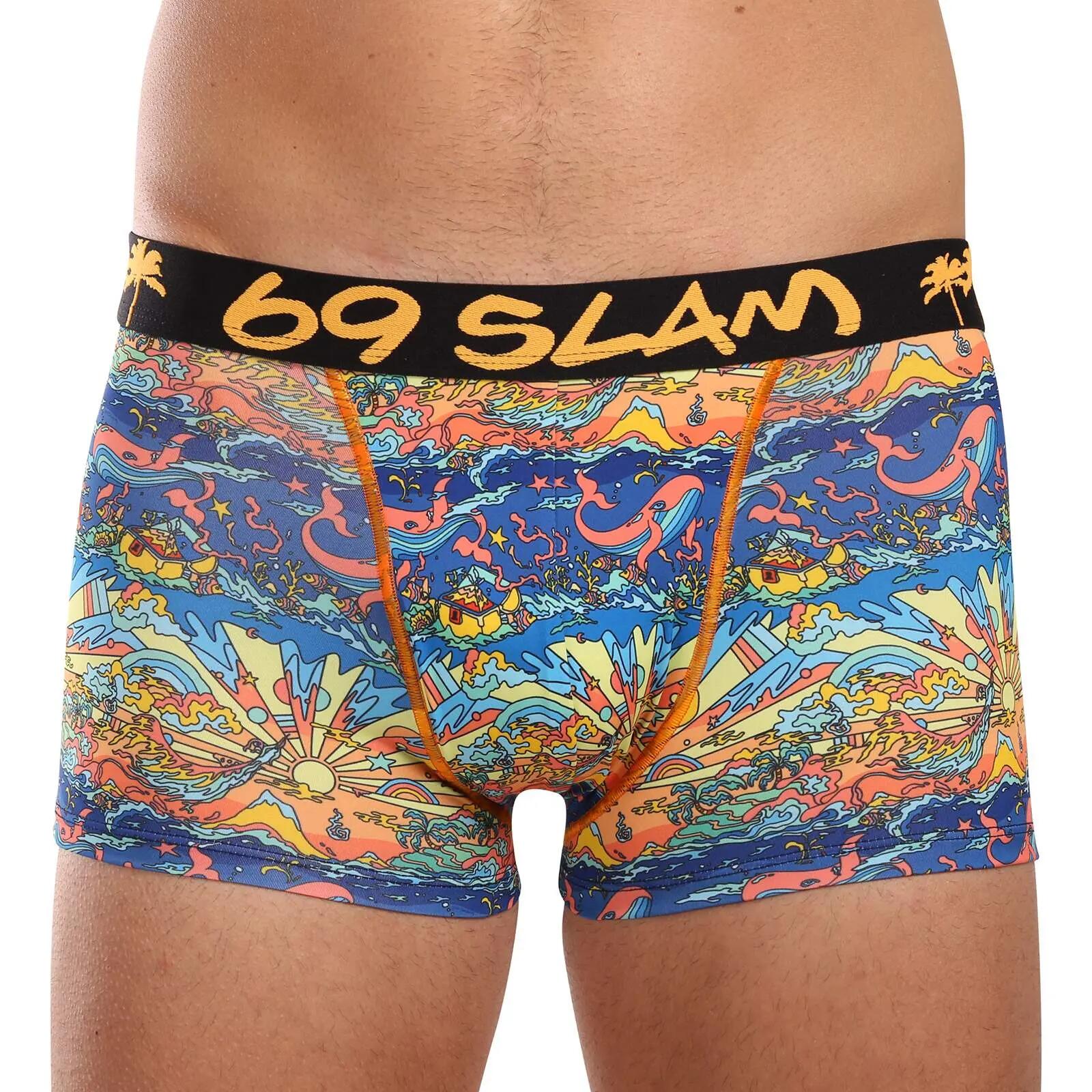 SLAM Pánské boxerky Hip DYSTOPIA (MSYDTP-PO)