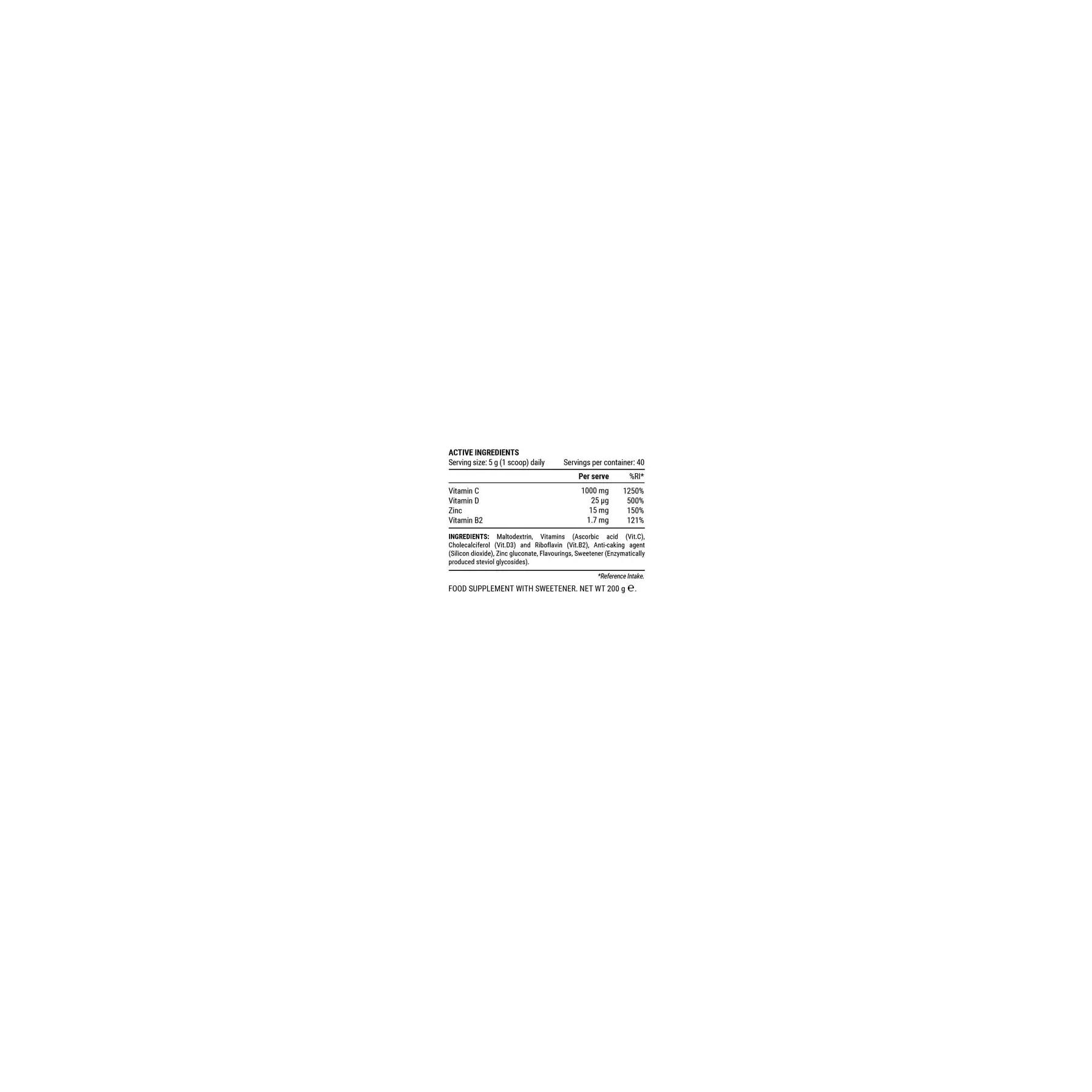Ultra Immune C – Tropical, Dose 200 g 7/10