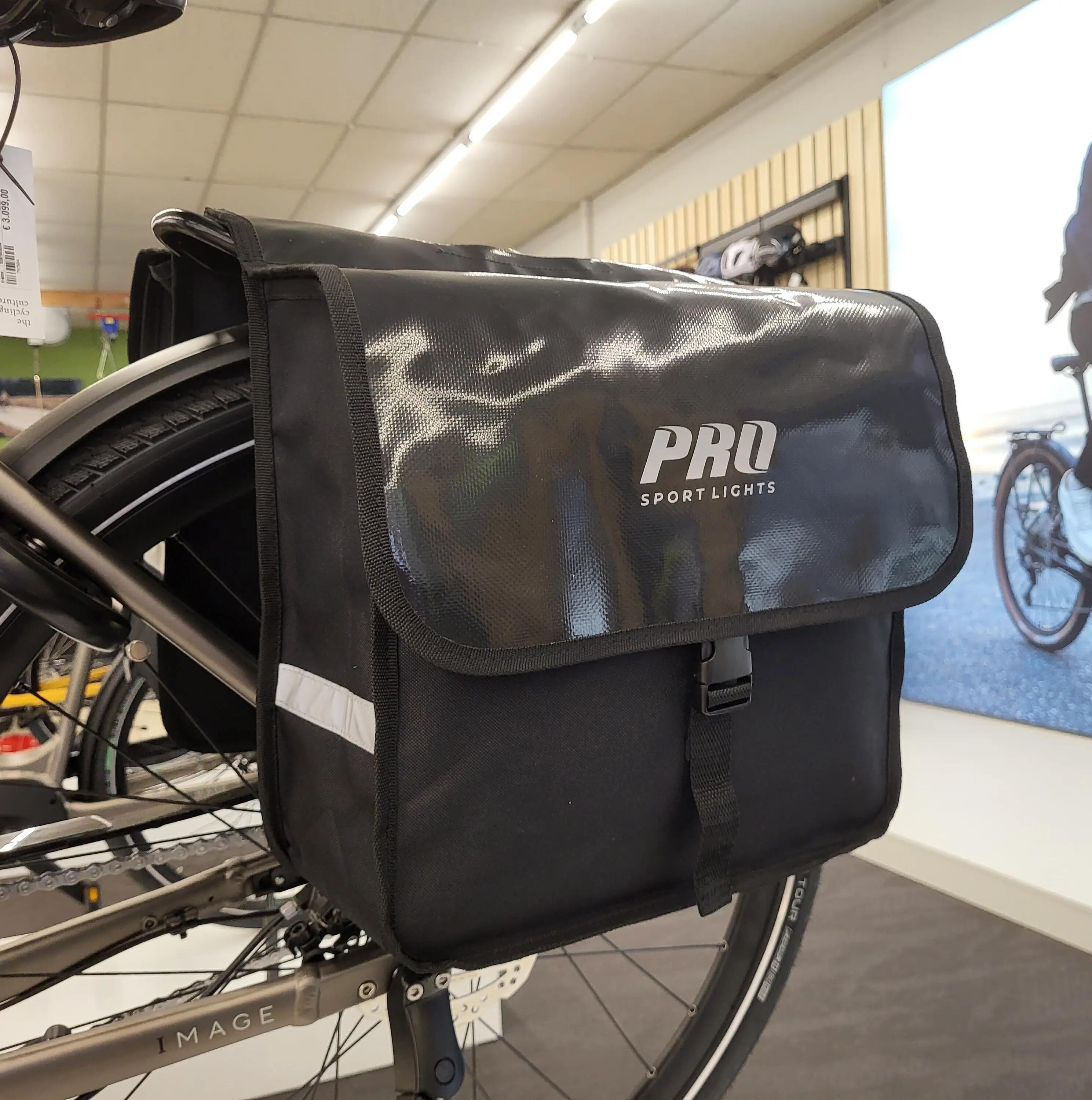 Fietstassen Dubbel 32 Liter Fietstas Elektrische Fiets E-Bike Zwart 2/12
