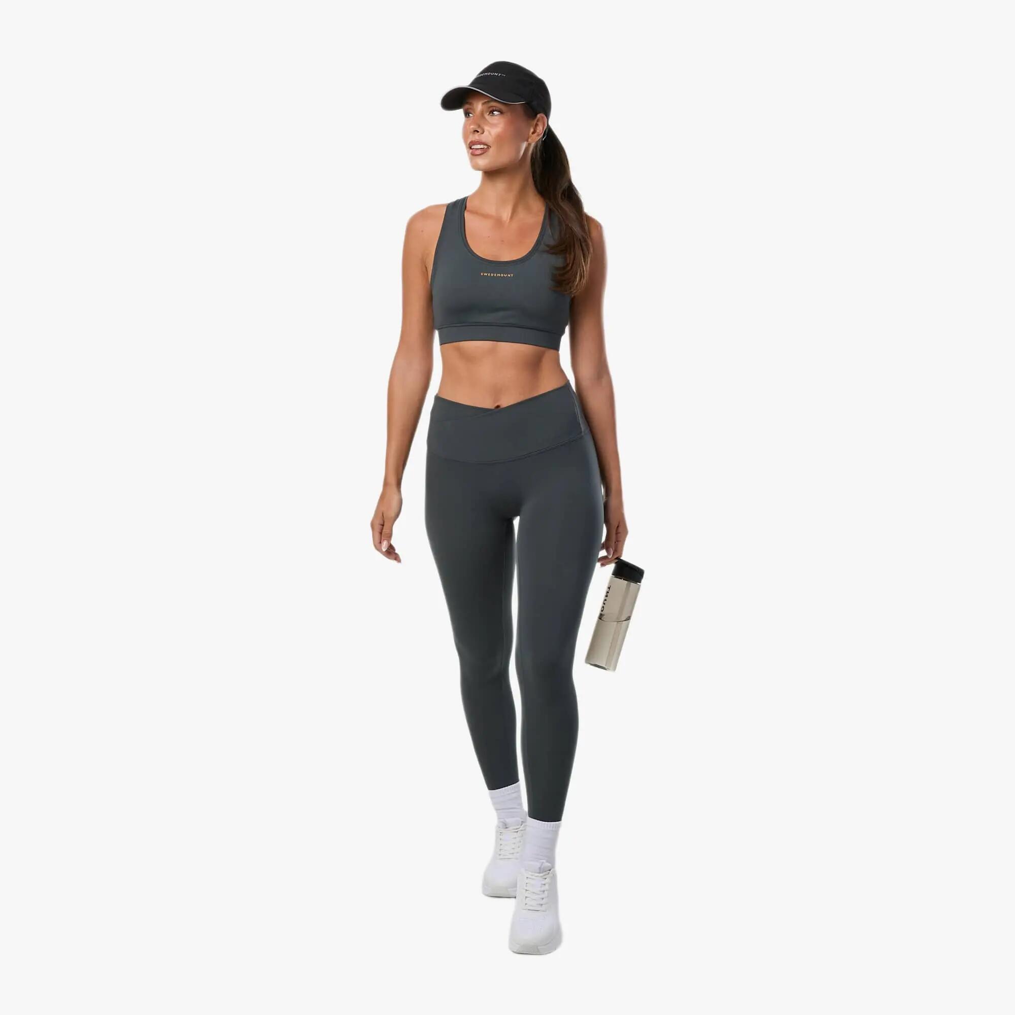 Damen Training Sport-Bh Feuchtigkeitsableitend Core 3/8