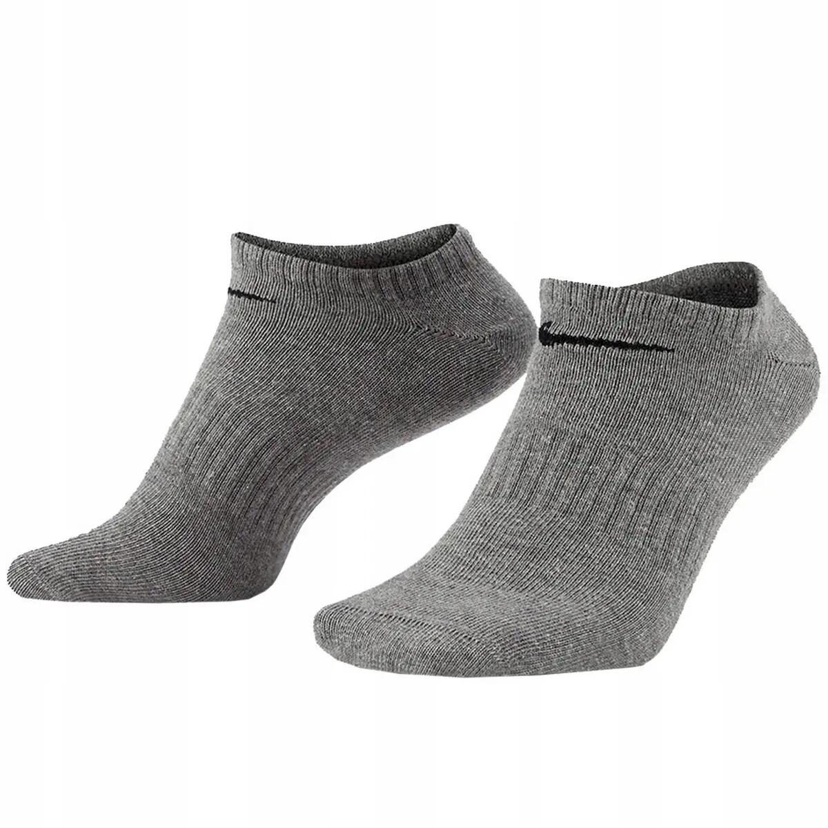 Uniseks Adult Everyday Lightweight Training NoShow Sokken (Wit/Zwart/Grijs) 3/5