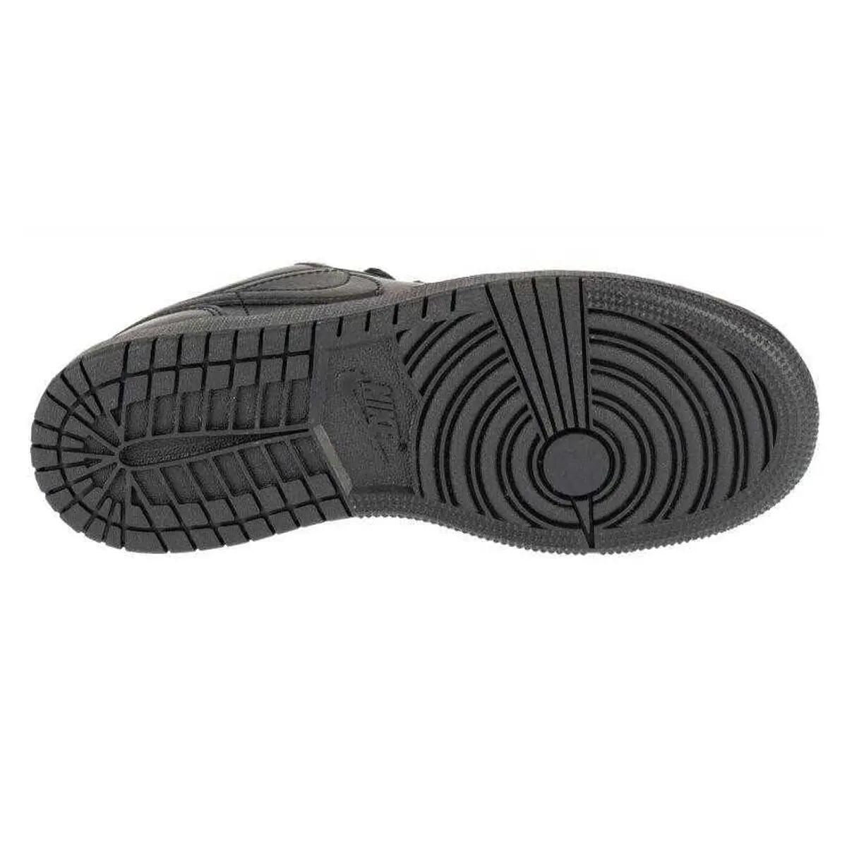 Scarpe Sportive Pelle BassoBambini Nike Air Jordan 1 Nero 3/4