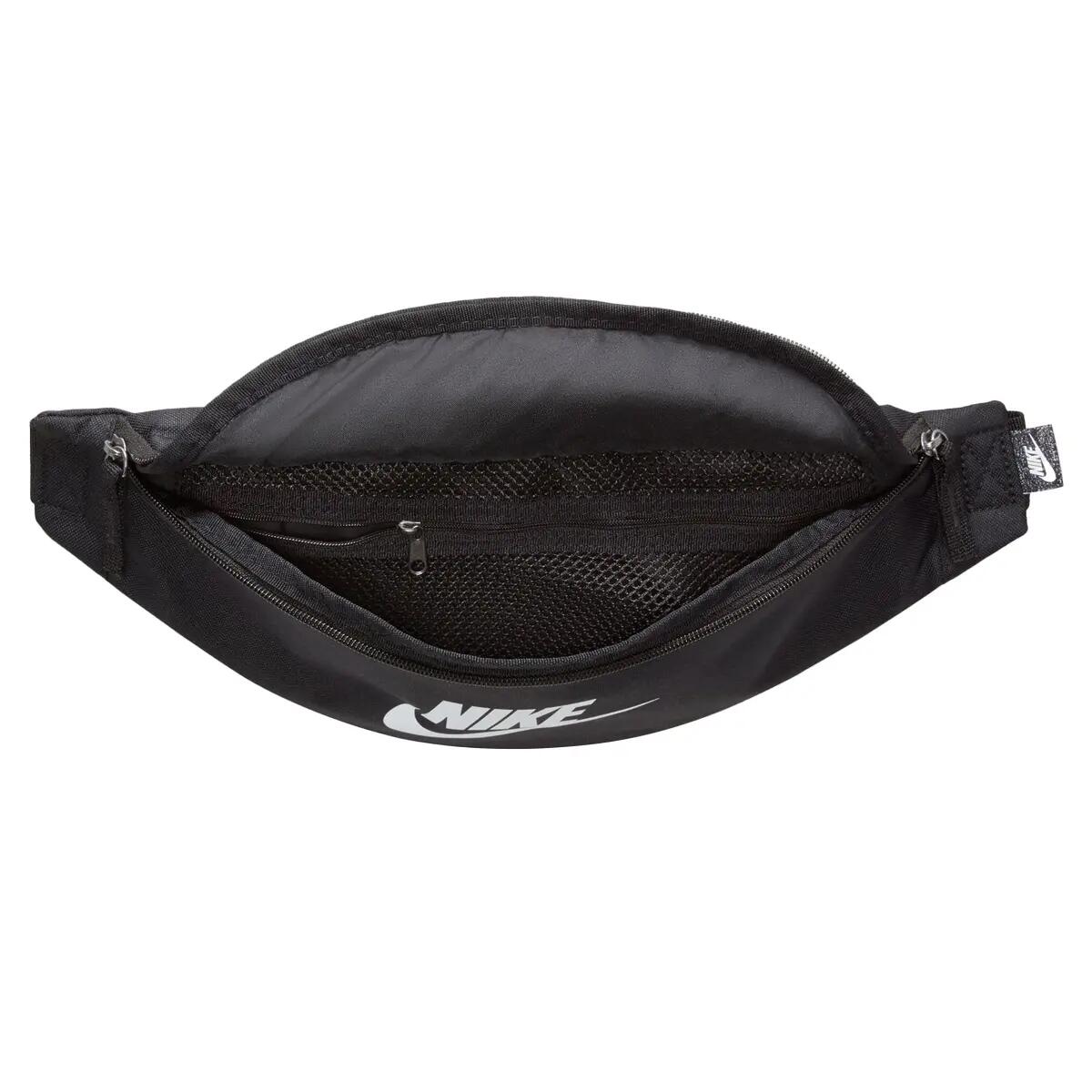 Logo Poliestere Marsupio Nike Heritage Nero Taglia Unica 4/7