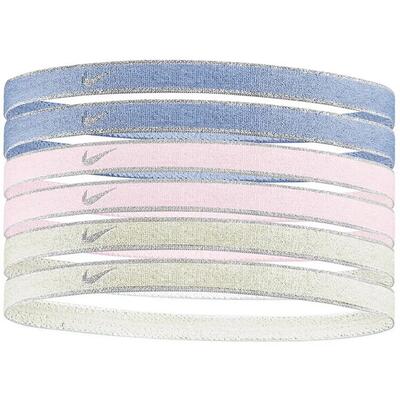 Fascia Per Capelli Sport Swoosh Misura Confezione 6 Nike Multicolore