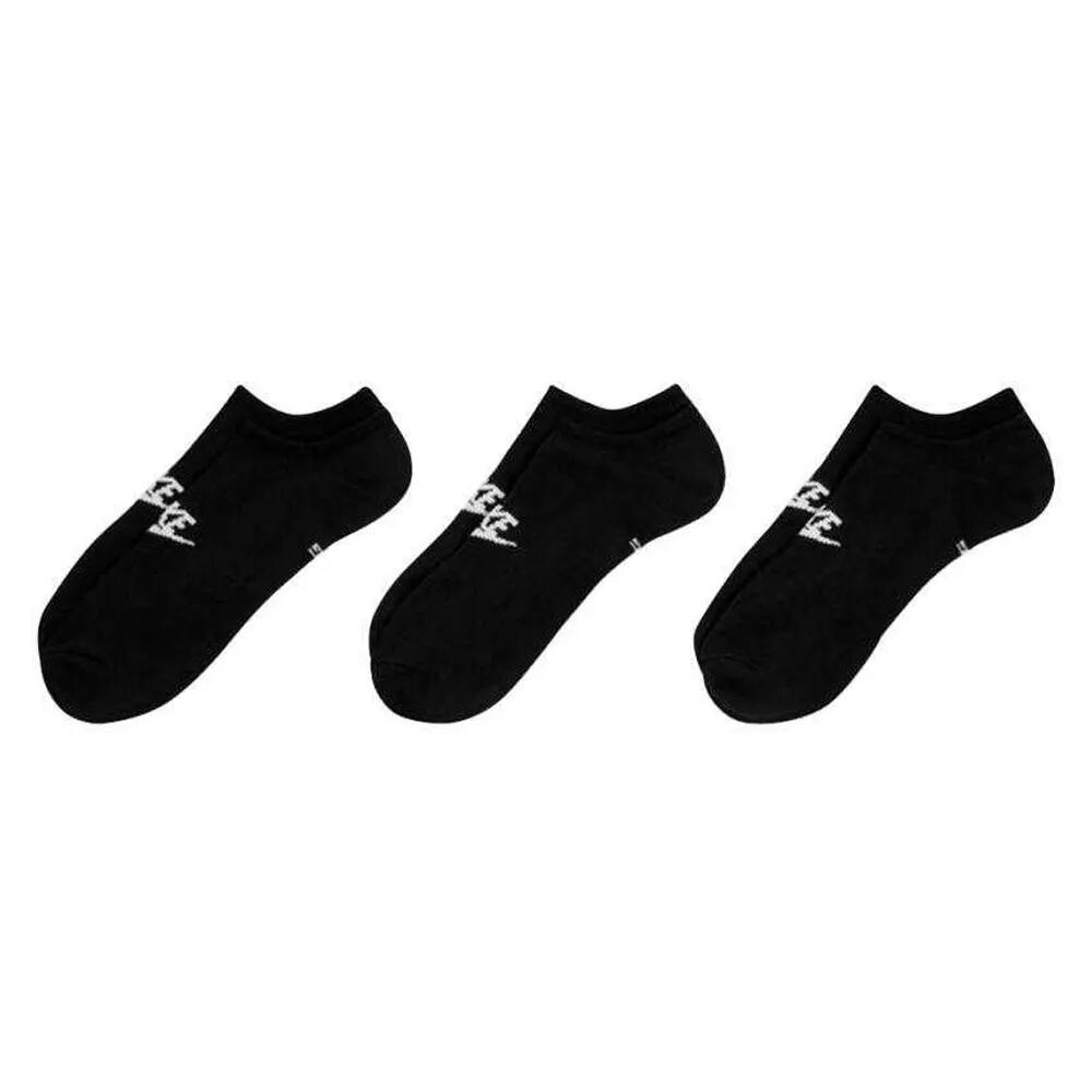 Uniseks Adult Everyday Essential Sokken (Set van 3) (Zwart) 2/4