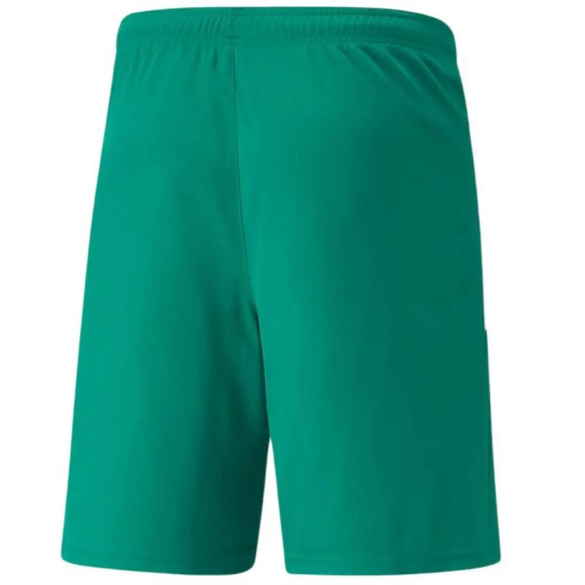 Pantaloncini Uomo Puma TeamLIGA Verde 2/7