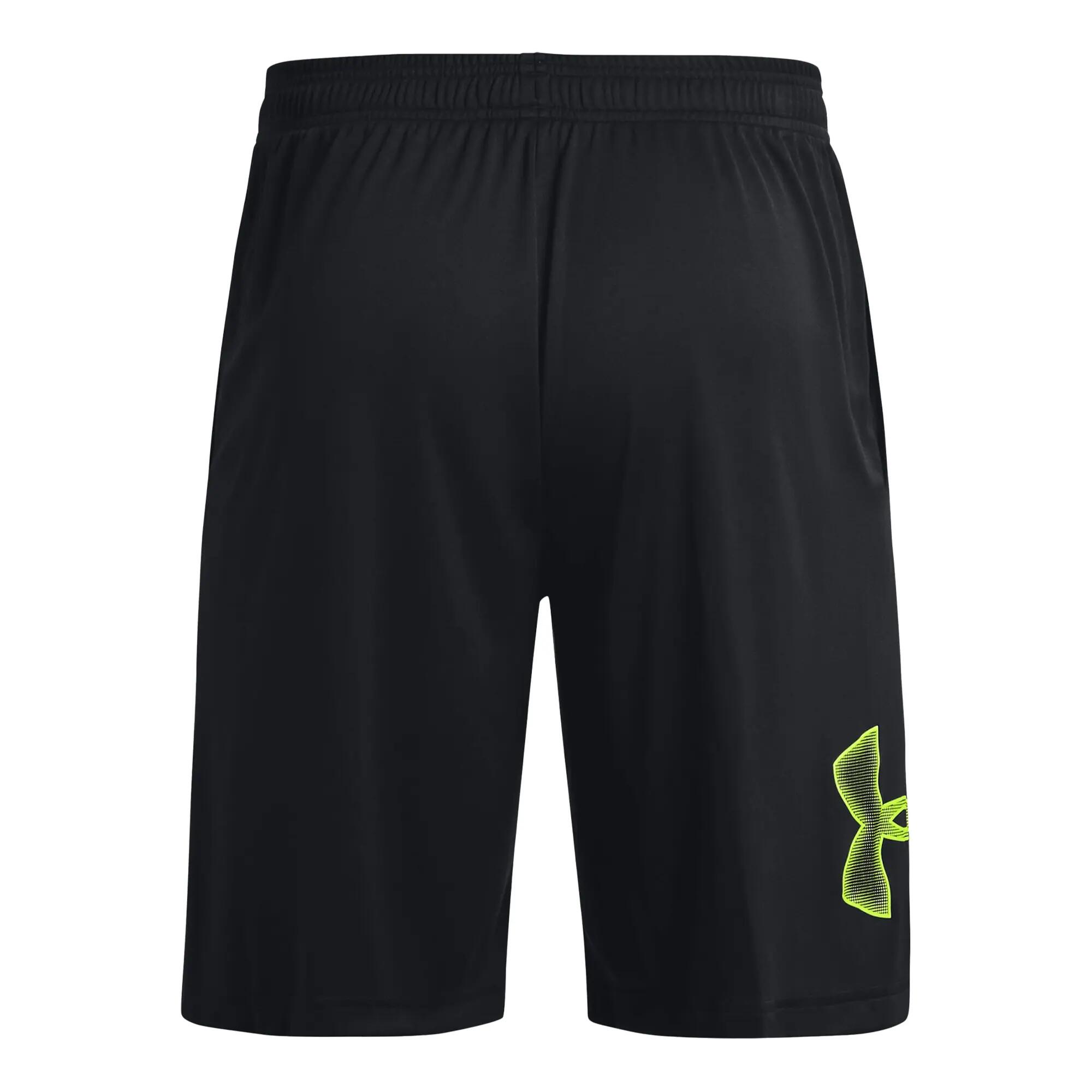 Heren Tech Grafische Shorts (Zwart) 3/6