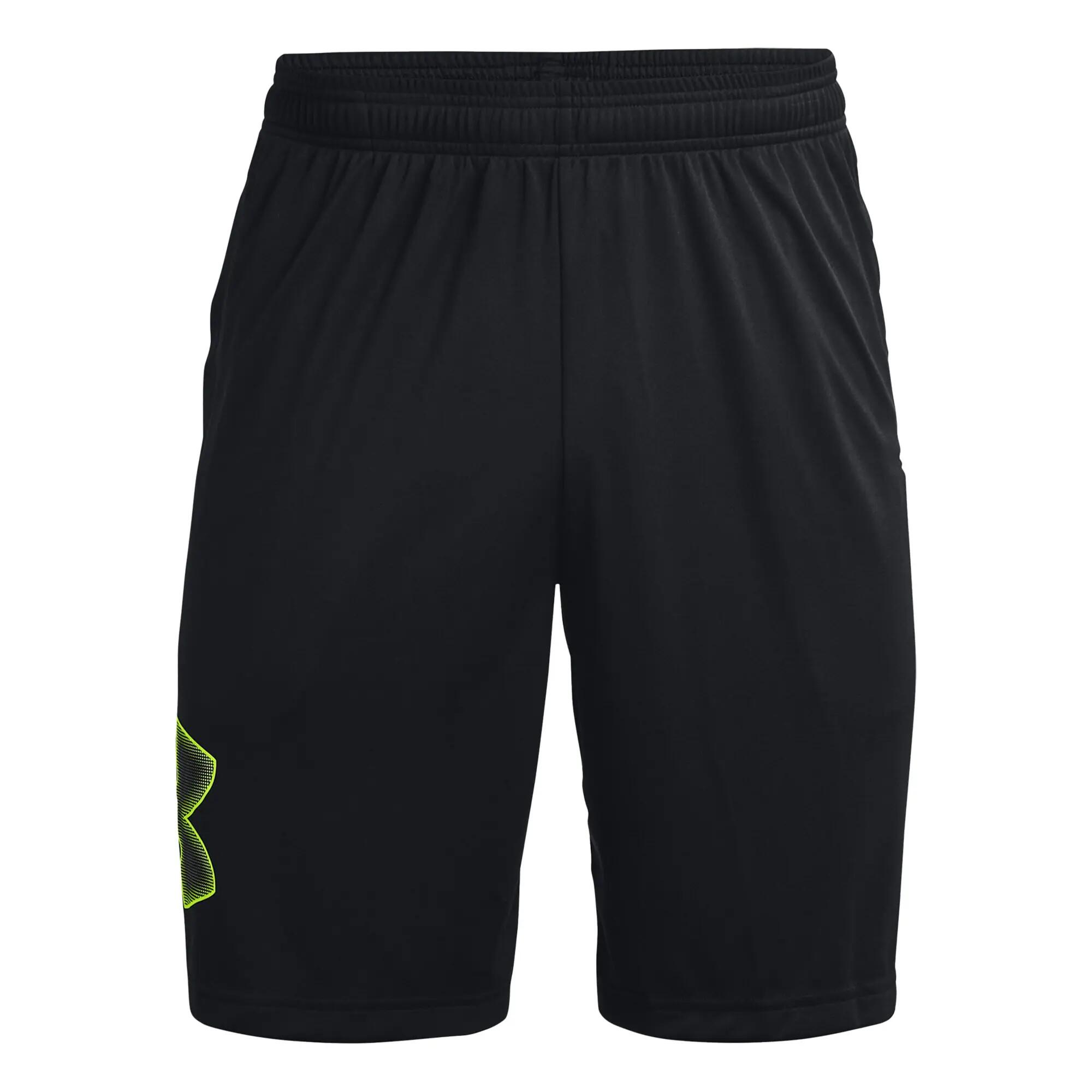 Heren Tech Grafische Shorts (Zwart) 2/6