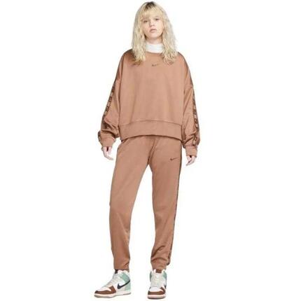Dames Branded Tape Joggingbroek (Bruin)