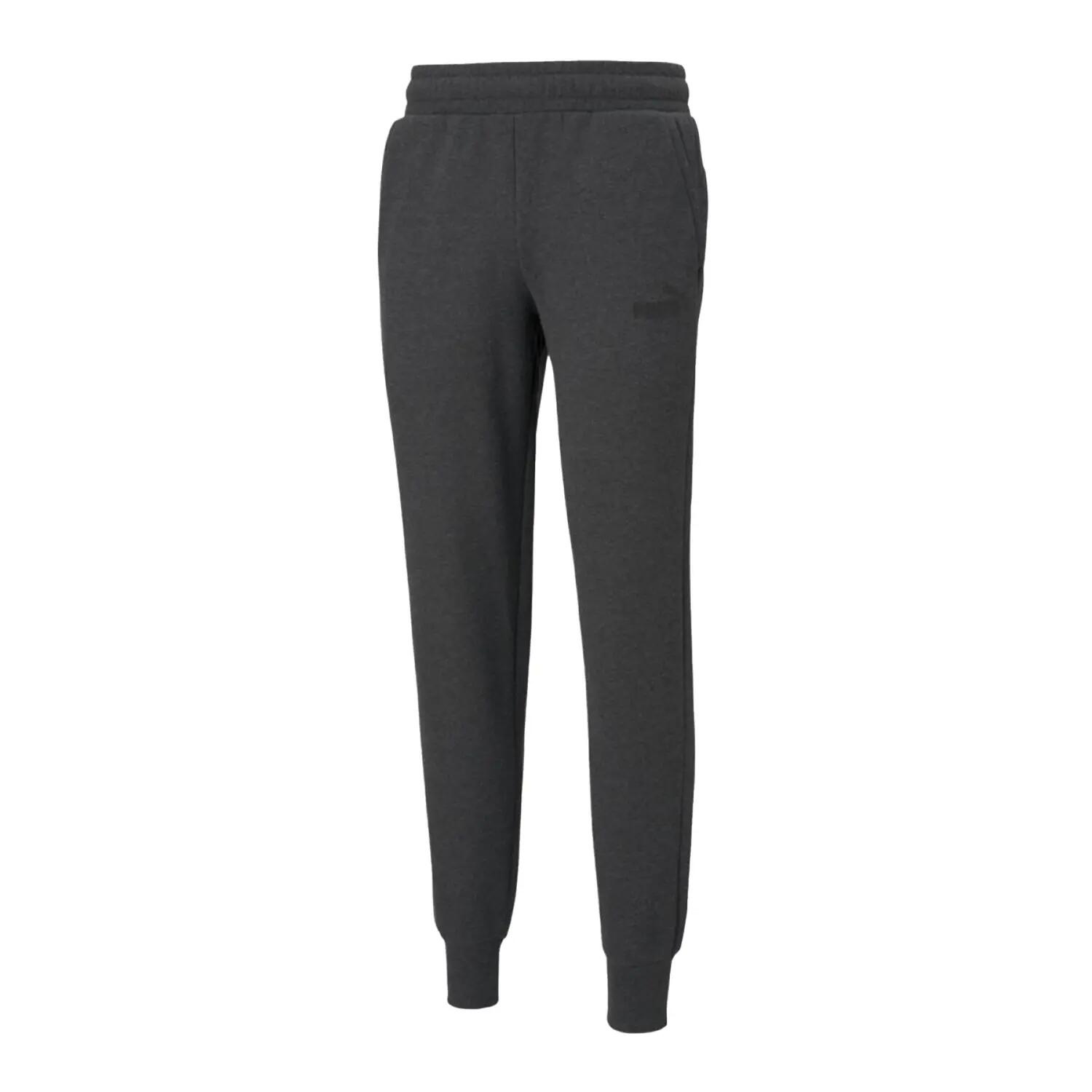 Pantaloni Da Jogging Logo Uomo Puma Essential Grigio 2/6
