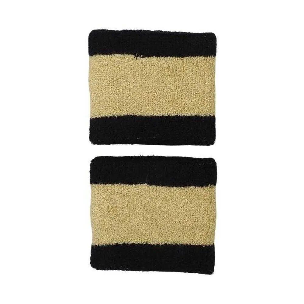 Swoosh Gebreid Polsbandje (Set van 2) (Zwart/Goud) Einheitsgröße 2/2
