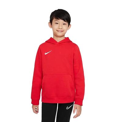 Kinder/kids park 20 fleece hoodie met lange mouwen (rood)