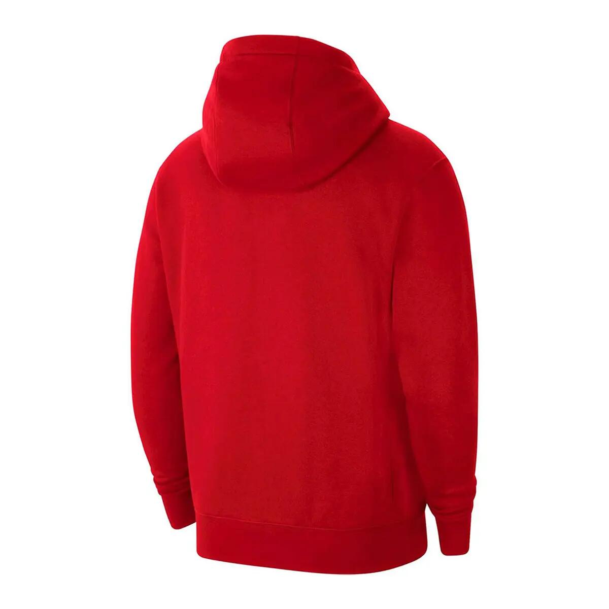 Casaco com capuz com fecho de correr Park 20 para crianças/jovens (Vermelho) 3/4