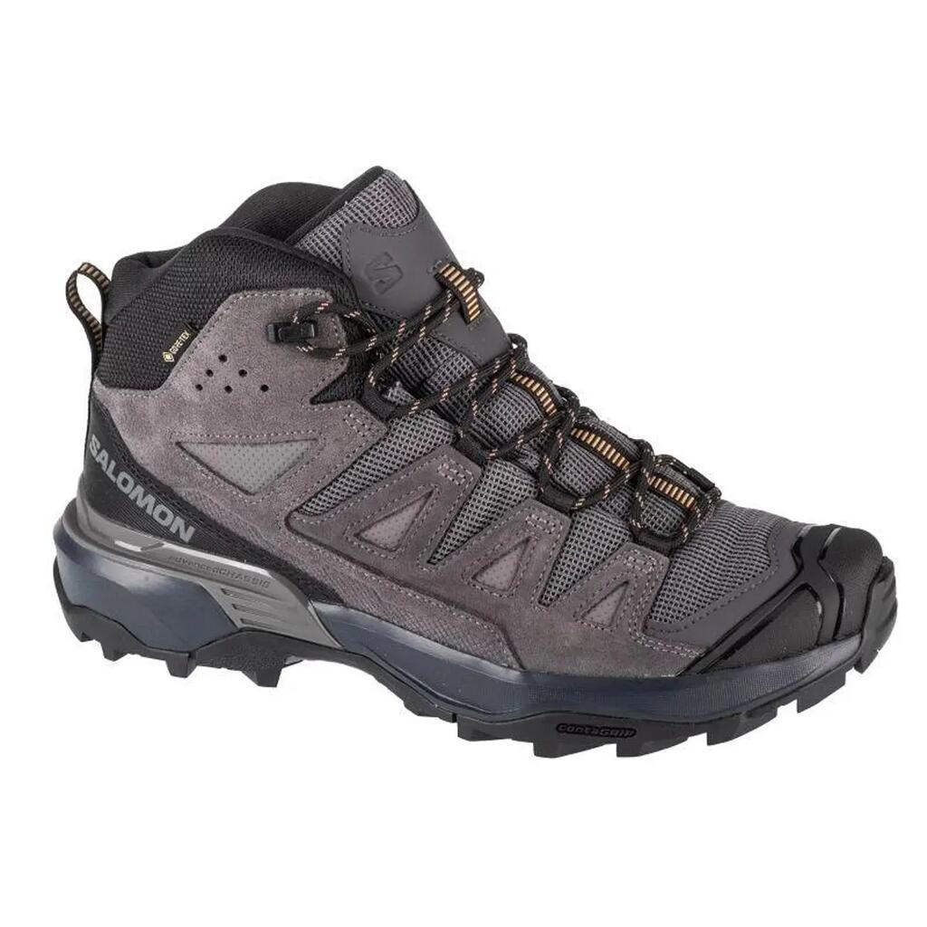 Mens X Ultra 360 GTX Suede Mid Cut Walking Boots (Grey)