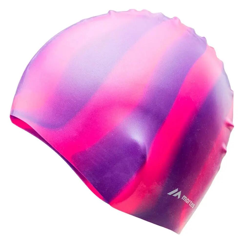 Cuffia Da Nuoto Adulto Unisex Martes Multisili Rosa Violetto 3/3