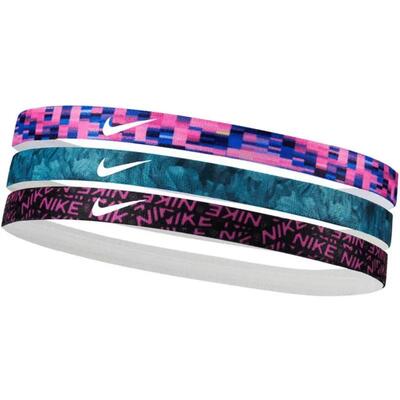 Fascia Per Capelli Stampato Misura Confezione 3 Nike Multicolore