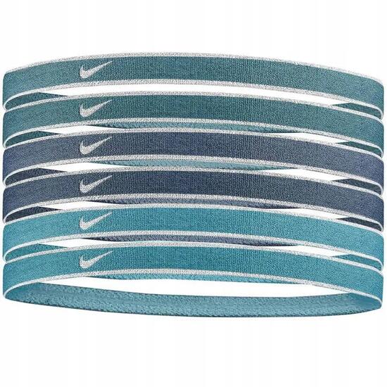 Bandeau Sport Motif/style Swoosh (Bleu)