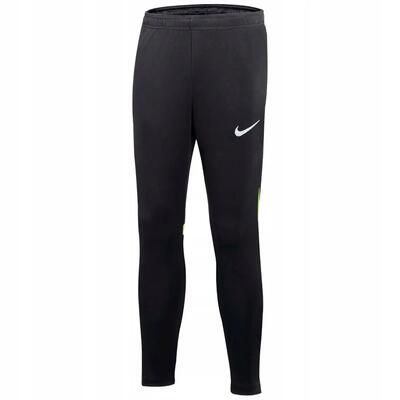 Kinder/kids academy pro joggingbroek (zwart/lichtgroen)