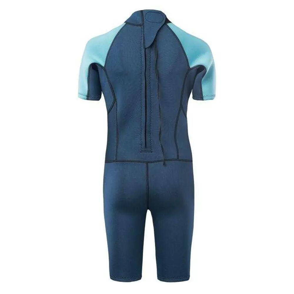 Combinaison De Plongée Natation SURFO Enfant (Bleu Marine Foncé / Bleu) 3/5