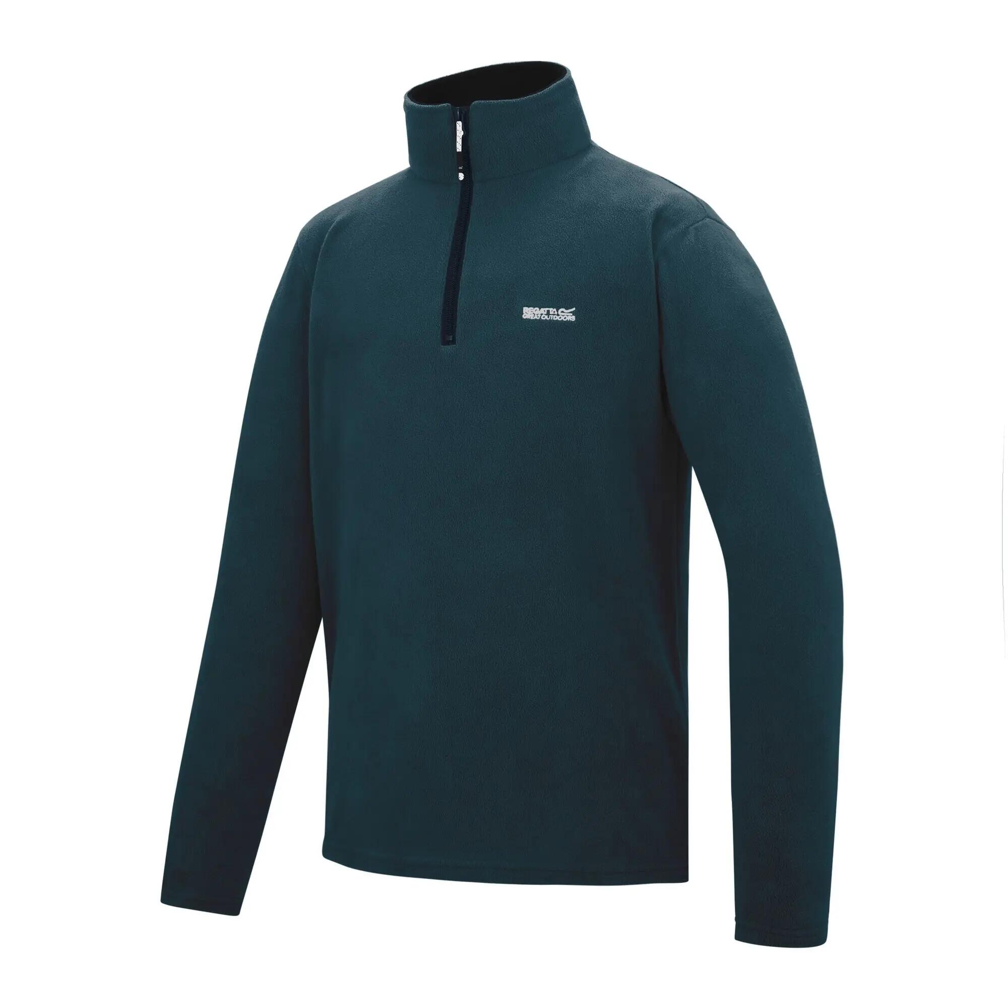 Great Outdoors Maglia In Pile Con Cerniera Sul Collo Uomo Regatta Thompson Cielo 4/5