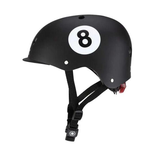 Casque De Vélo Motif/style 8 Adulte (Noir)