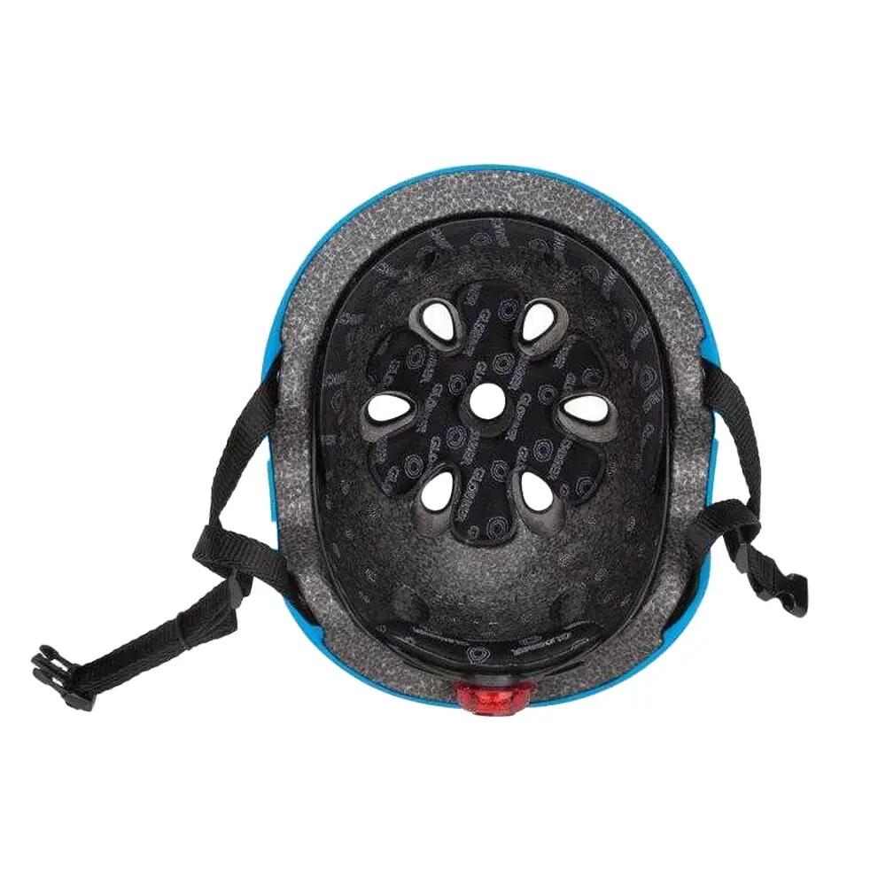 LEDFahrradhelm für Kinder Hellblau 4/6
