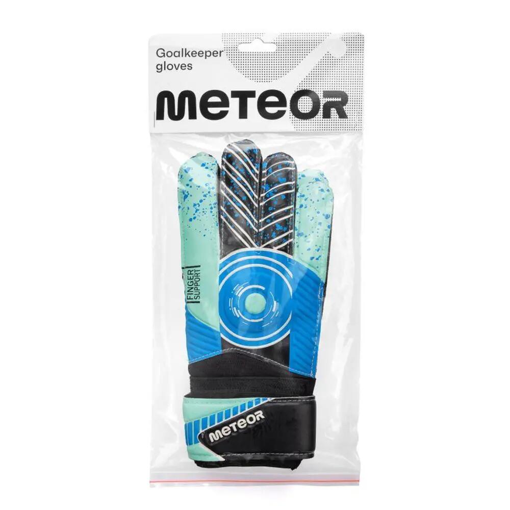 Guantes de Portero Defense Diseño Logotipo para Niños/Niñas Negro, Verde 6/6