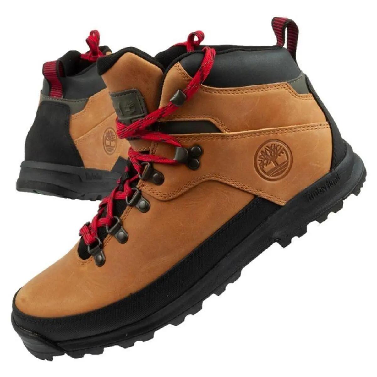 Scarpe Da Trekking PelleUomo Timberland World Hiker Marrone 5/5