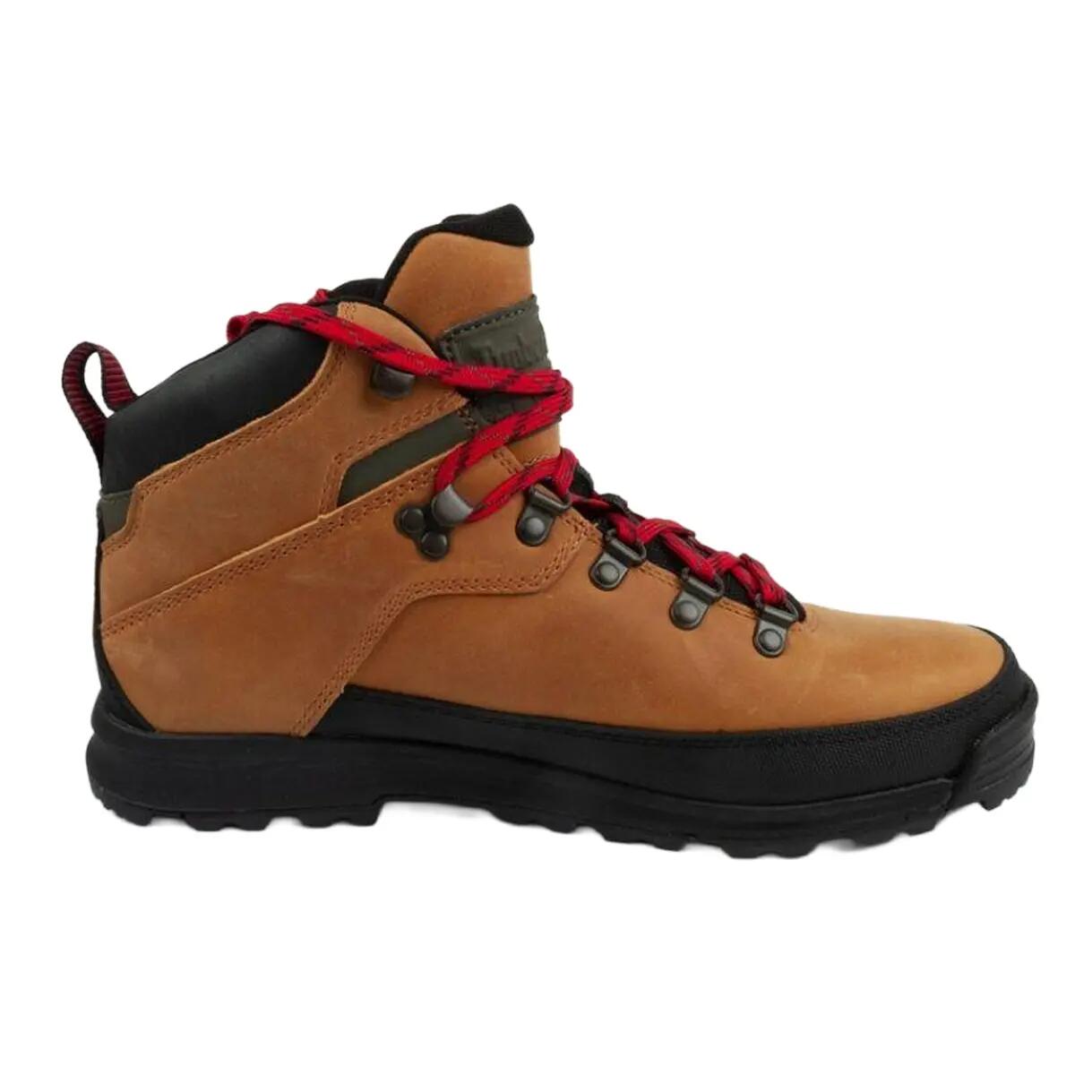 Scarpe Da Trekking PelleUomo Timberland World Hiker Marrone 4/5