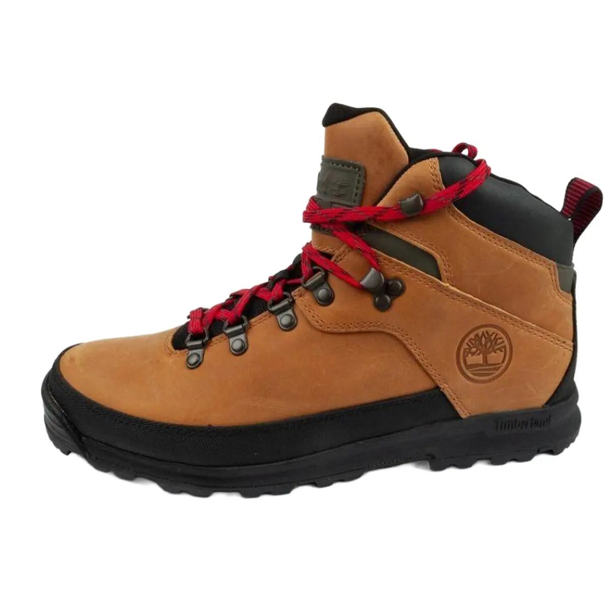Scarpe Da Trekking PelleUomo Timberland World Hiker Marrone 3/5