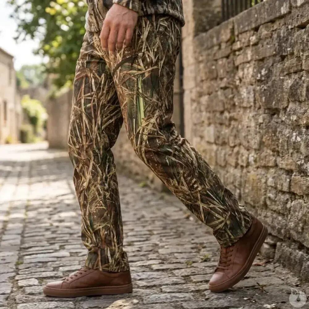 Pantalon De Chasse Treeland Ouverture Camo Roseaux 4/5