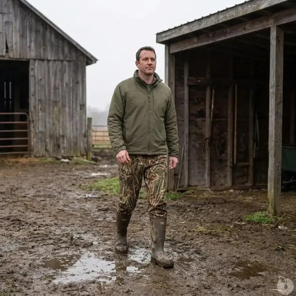 Pantalon De Chasse Treeland Ouverture Camo Roseaux 3/5