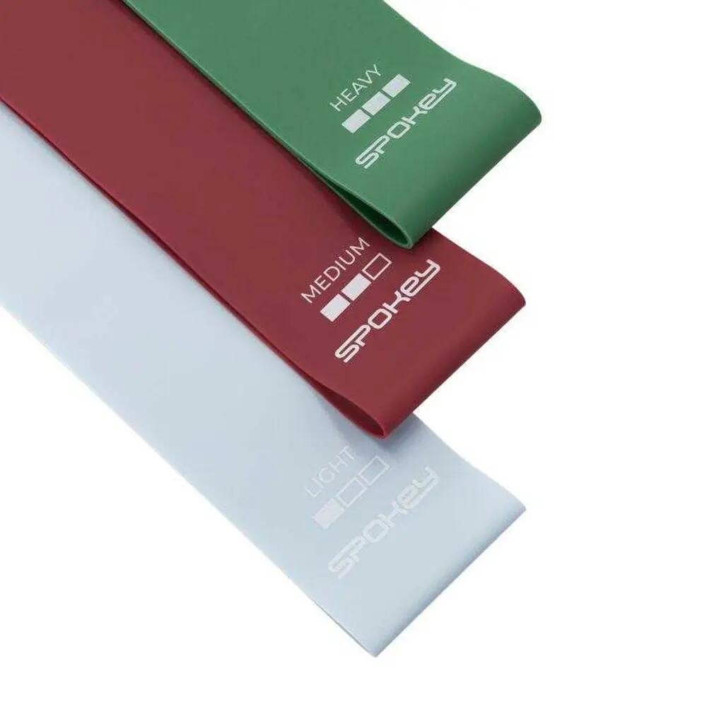 Banda de resistência Flex (embalagem de 3) (Verde / Marrom / Azul Claro) 4/5