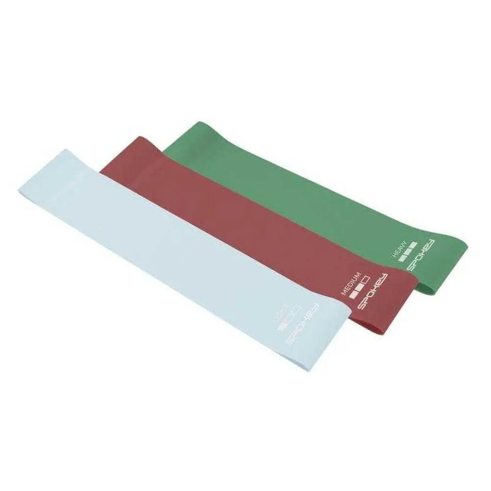 Banda de resistência Flex (embalagem de 3) (Verde / Marrom / Azul Claro) 3/5