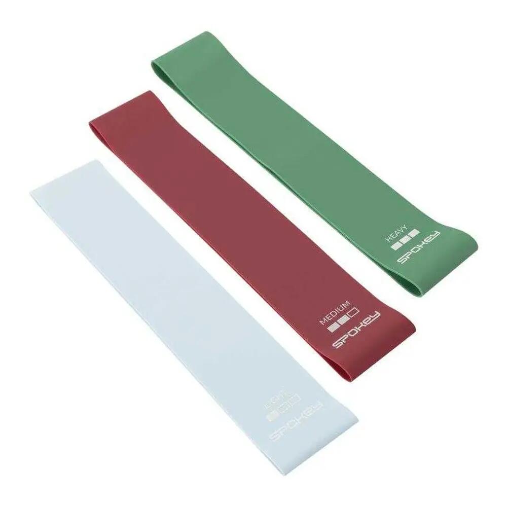 Banda de resistência Flex (embalagem de 3) (Verde / Marrom / Azul Claro) 2/5