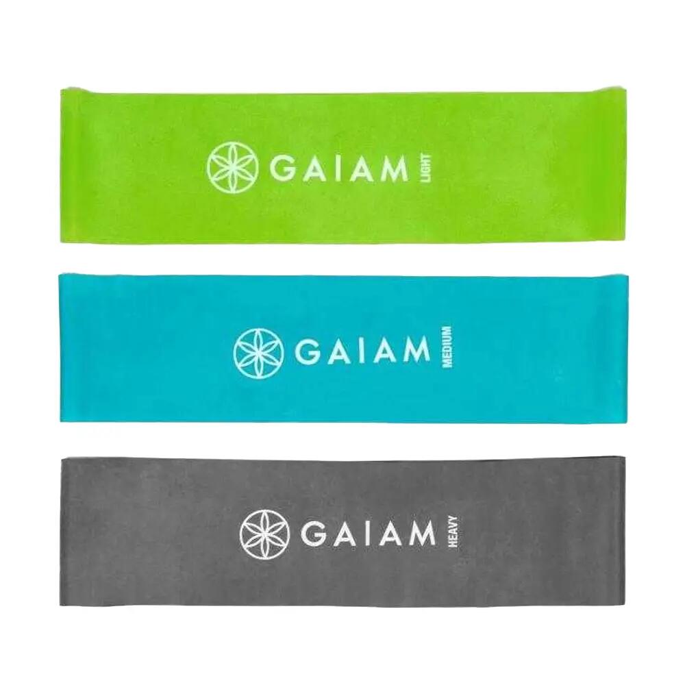 Banda de Resistencia para Entrenamiento Pack de 3 Verde, Azul Claro, Gris Talla 2/6