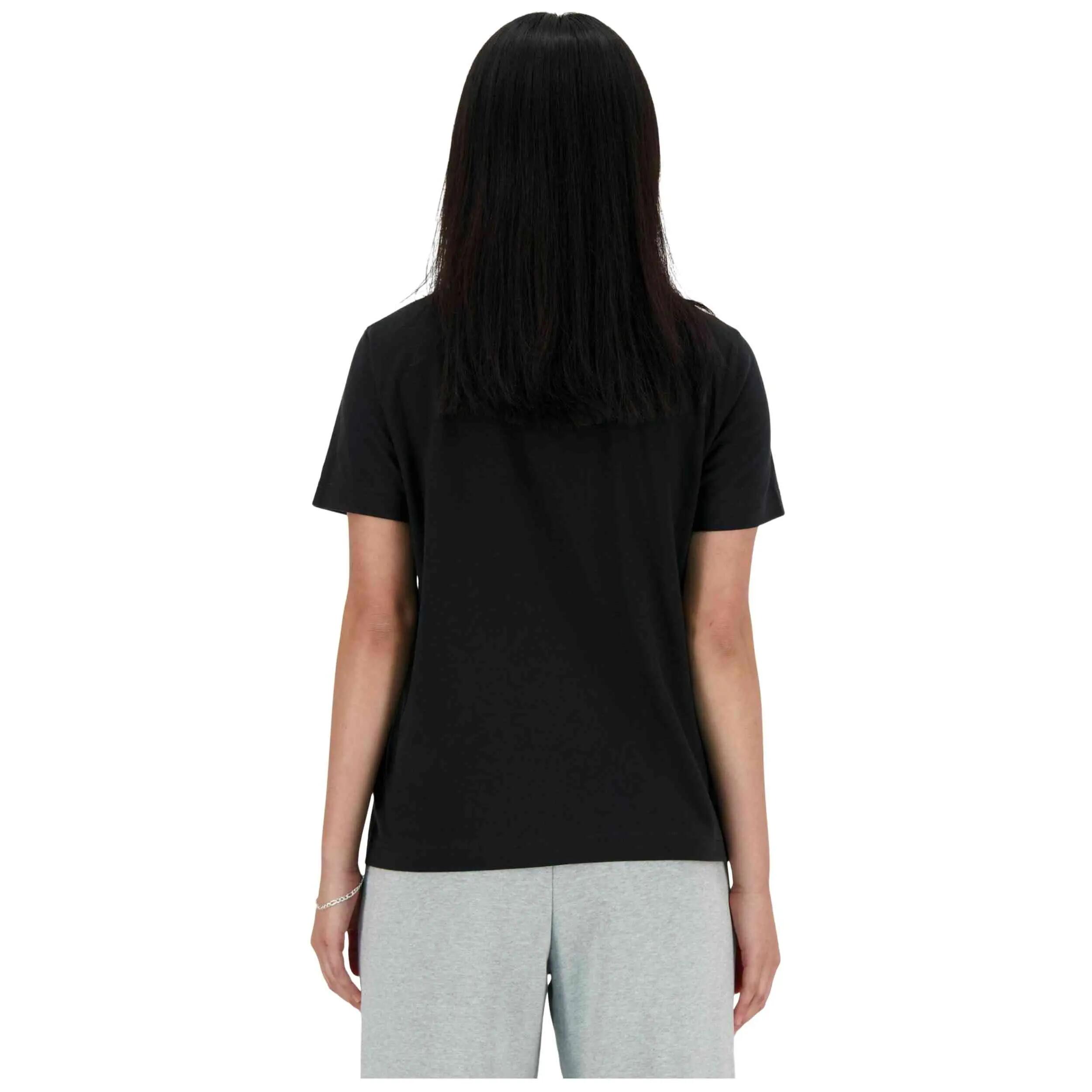 Maglietta in jersey Small Logo T-Shirt 1282 Unisex Donna, Nero, Small 2/6