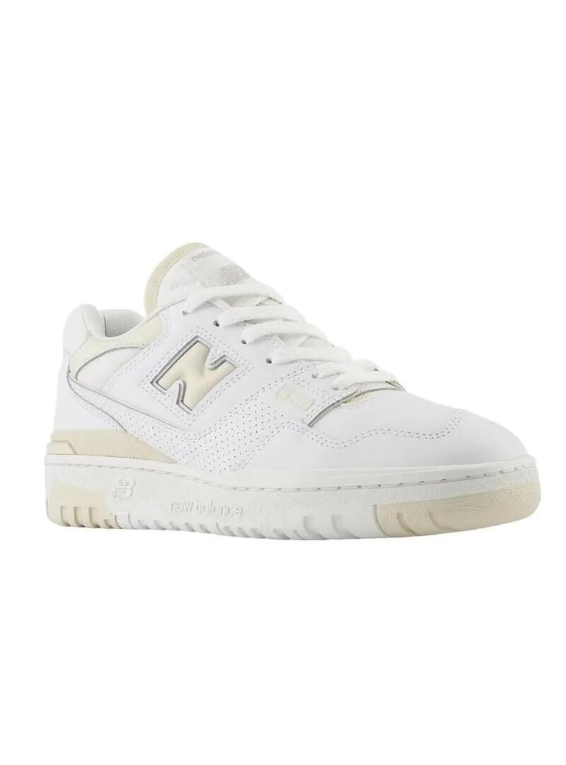 Sneakers uomo New Balance 550 Bianche 3/5