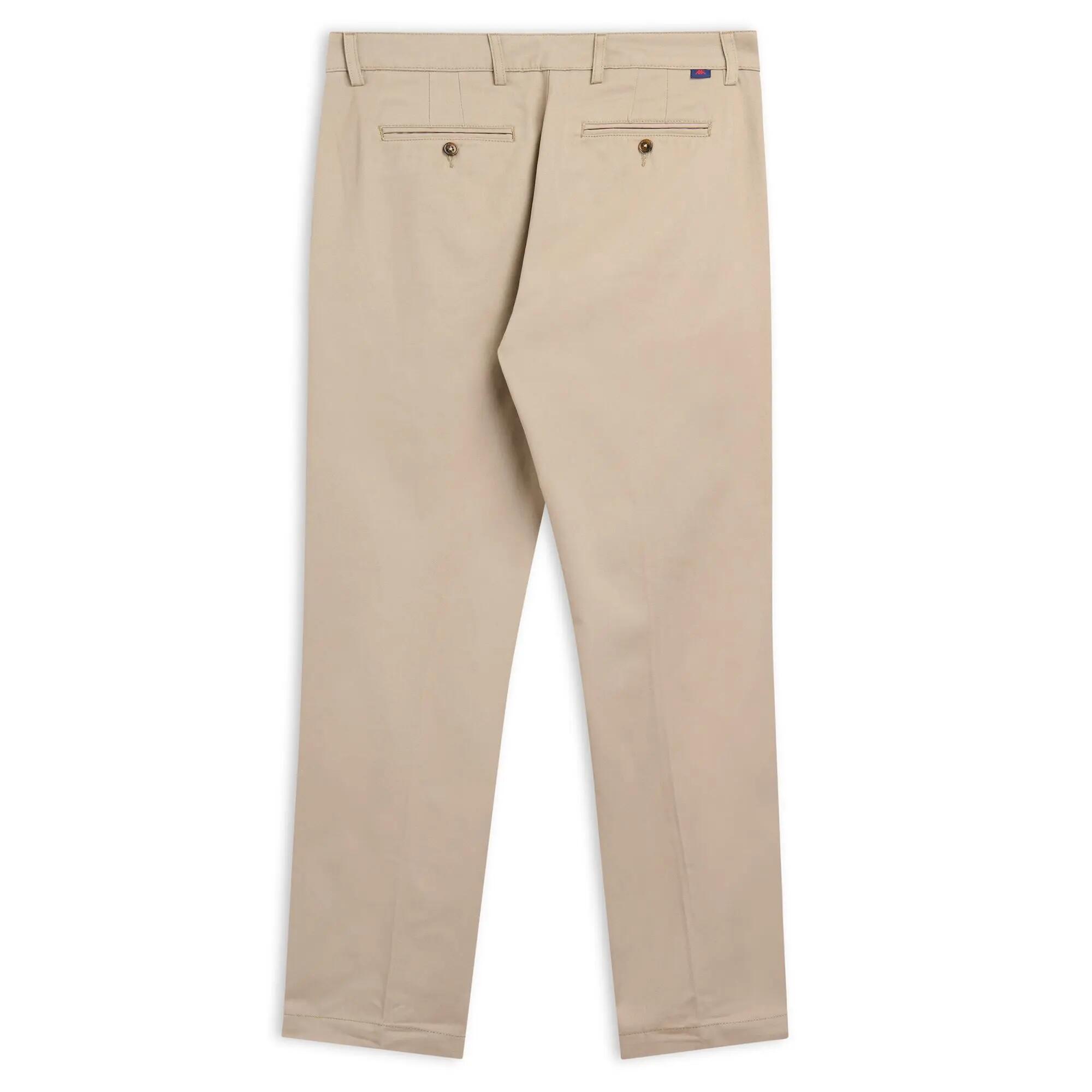 Pantaloni da uomo in cotone marrone da lifestyle 2/3