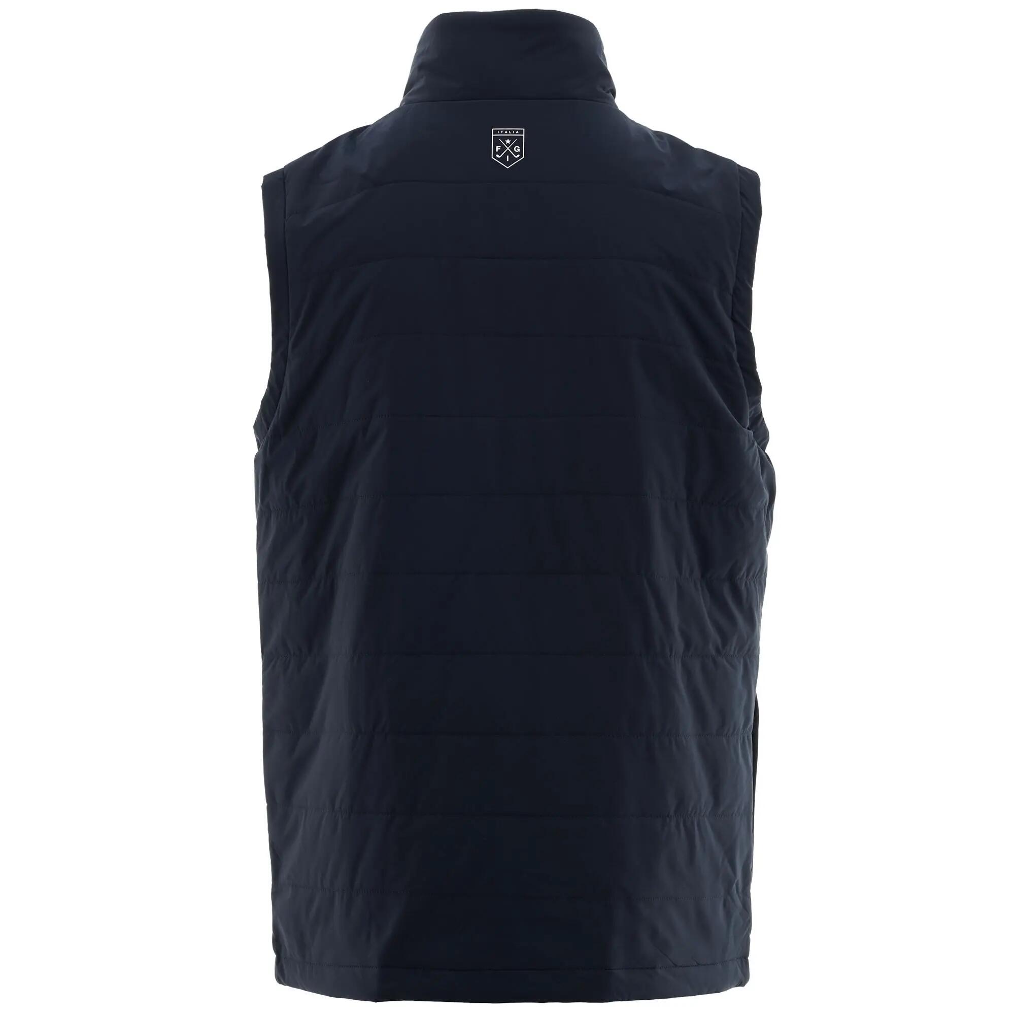 Giubbotto da uomo donna in poliestere blu da golf 3/5