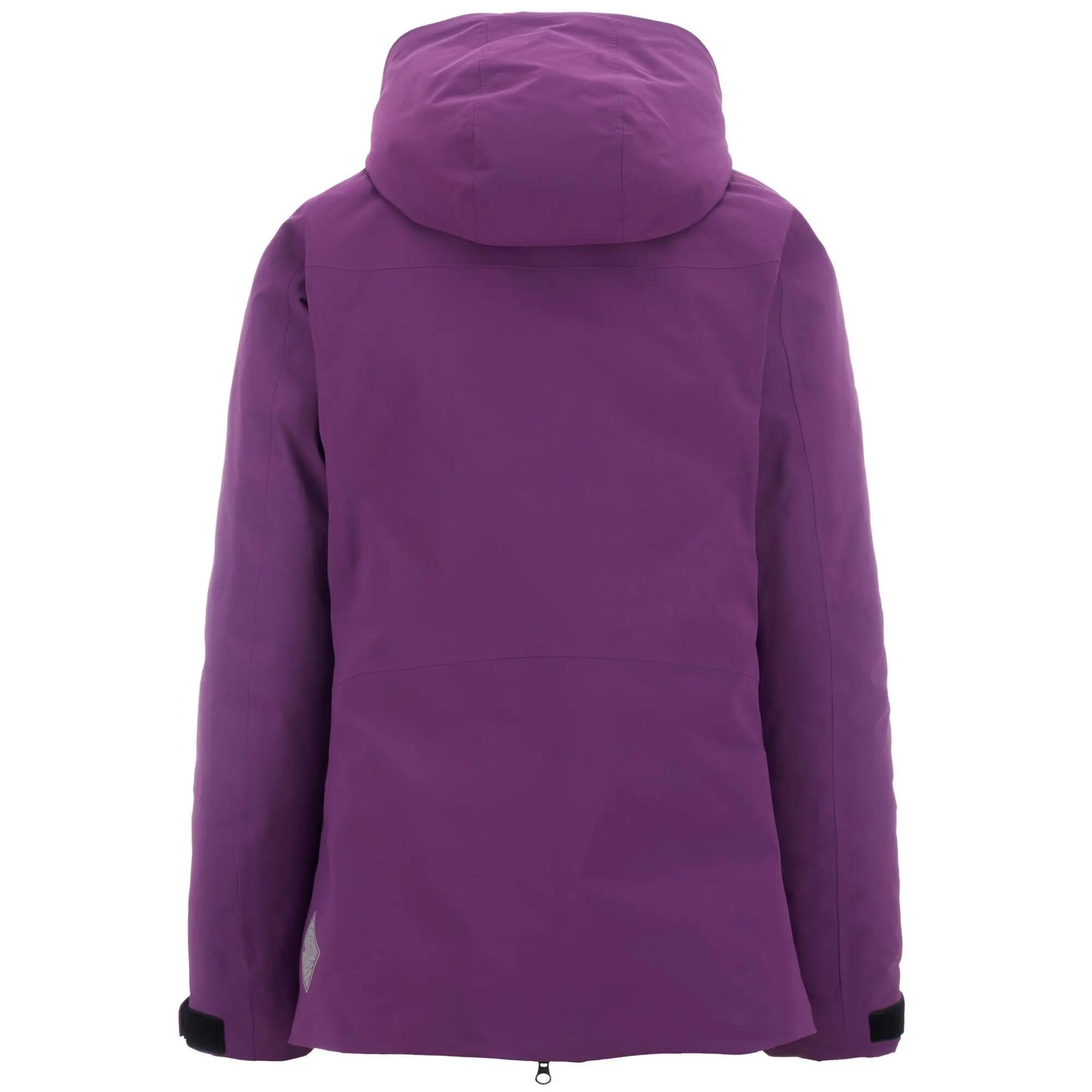 Giubbotto Kappa da donna in poliestere viola da fitness 3/5