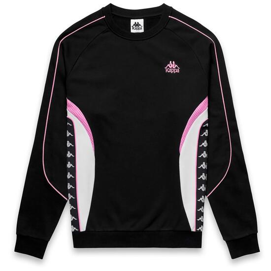 Sweat-shirt pour homme noir pour streetwear sportif