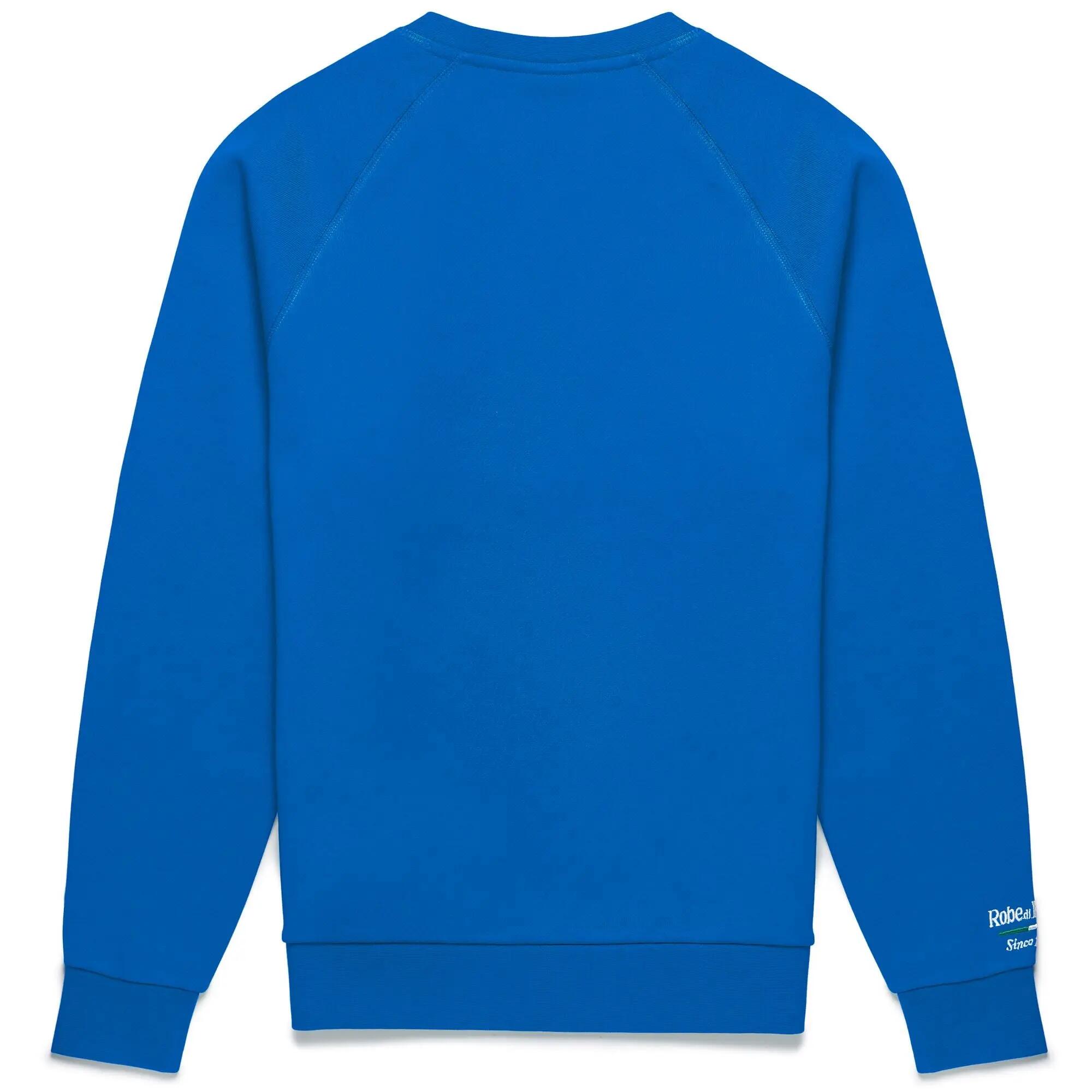 Felpa da uomo in cotone blu da casual 2/2