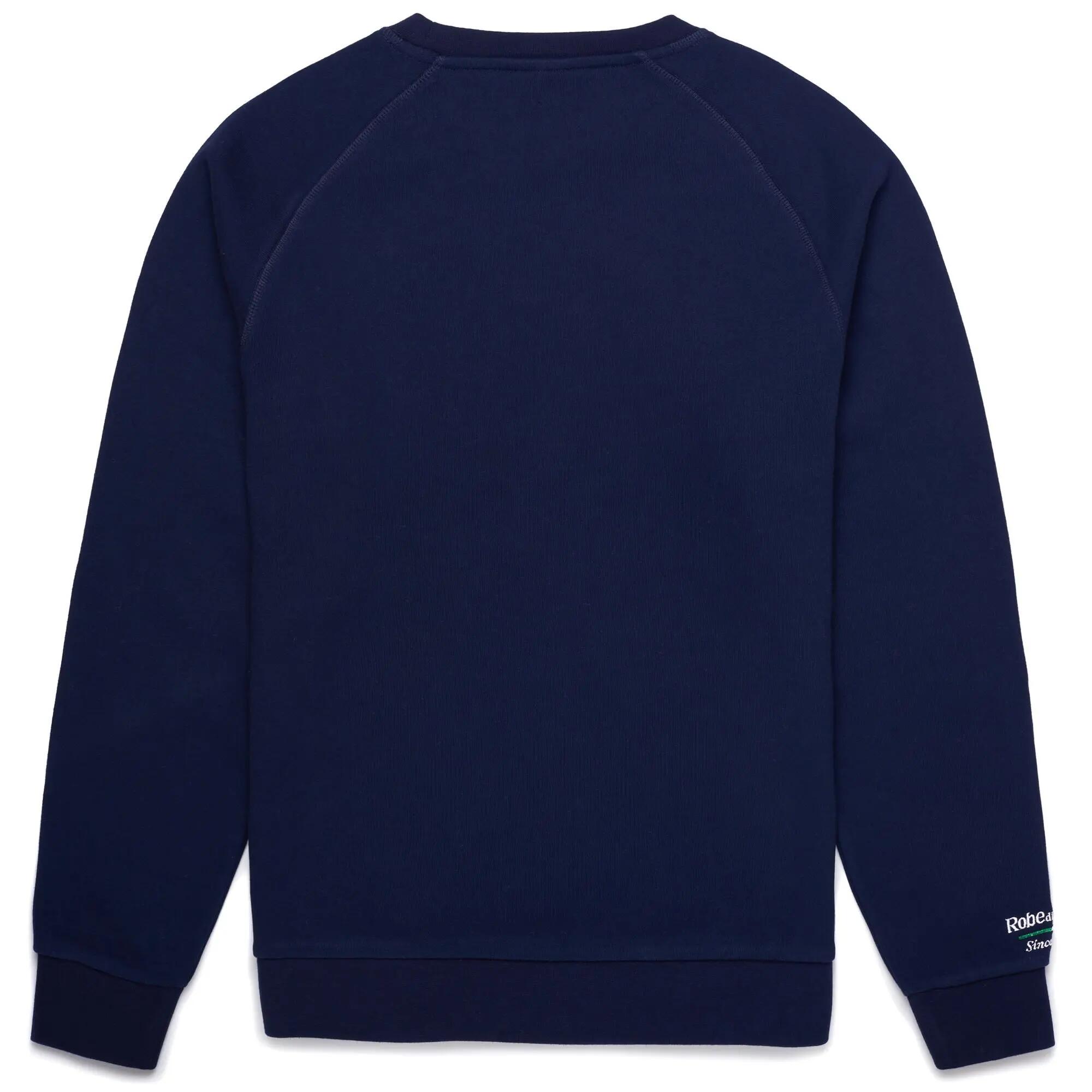 Felpa da uomo in cotone blu da casual 2/2