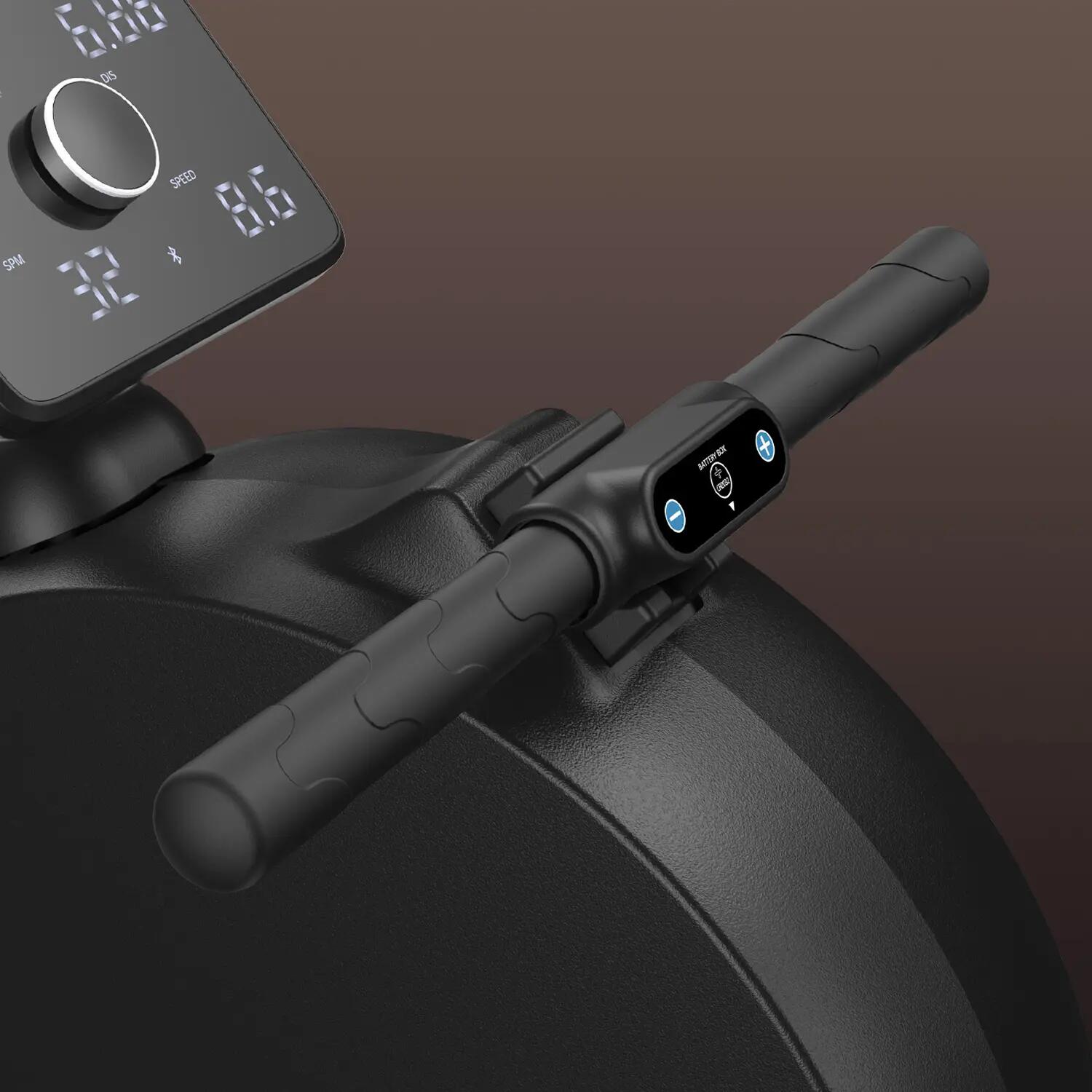 Rameur Magnétique Auto-Alimenté - 16 Niveaux - BLUETOOTH - Résistance 60 KG 5/10