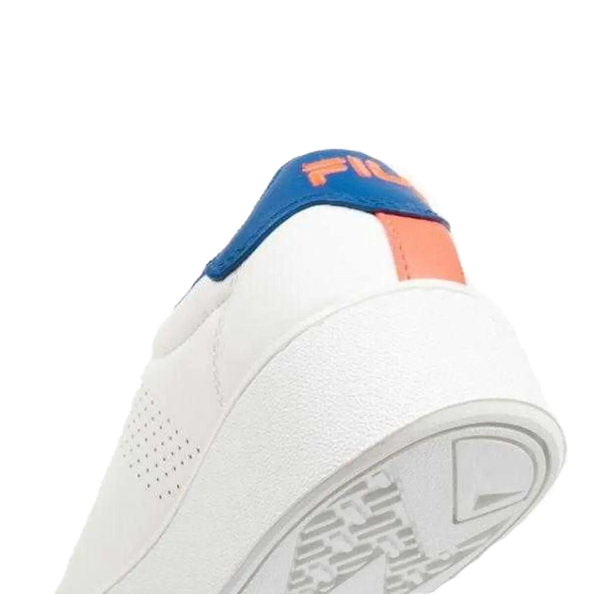 Baskets CROSSCOURT Enfant (Blanc / Bleu) 5/5